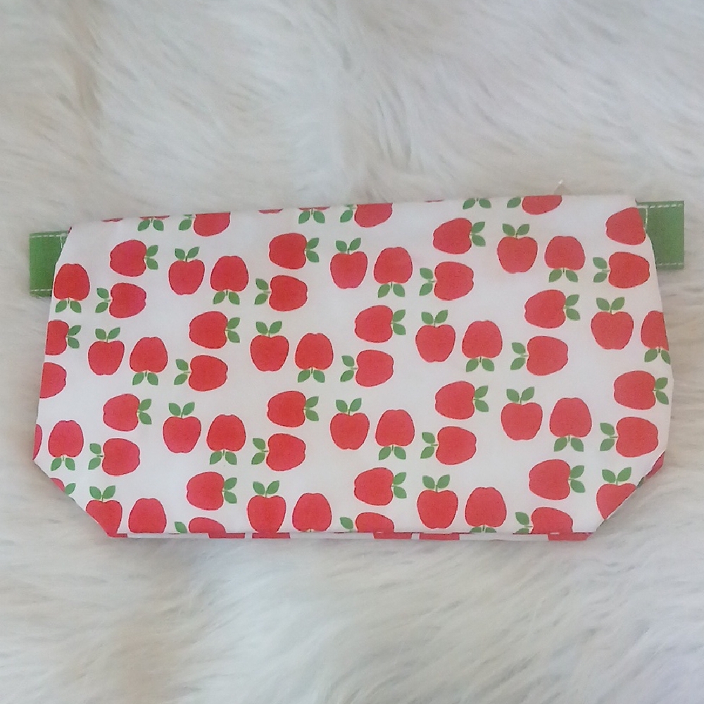 Clinique Apple Print Makeup Bag